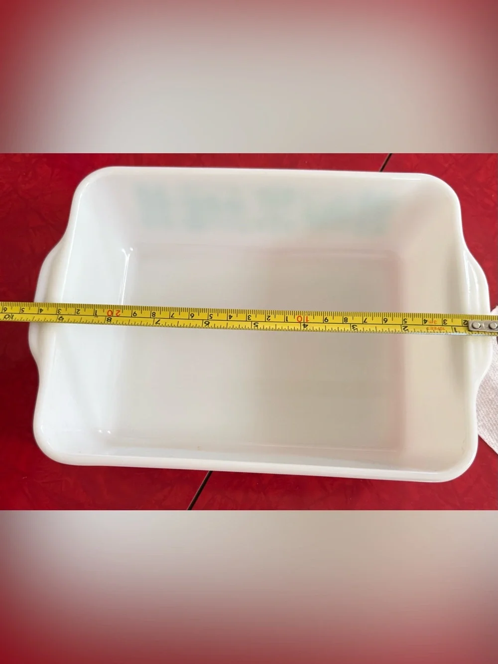 Vintage Pyrex 0503 Amish Butterprint Turquoise Refrigerator Dish 1.5 Qt No Lid